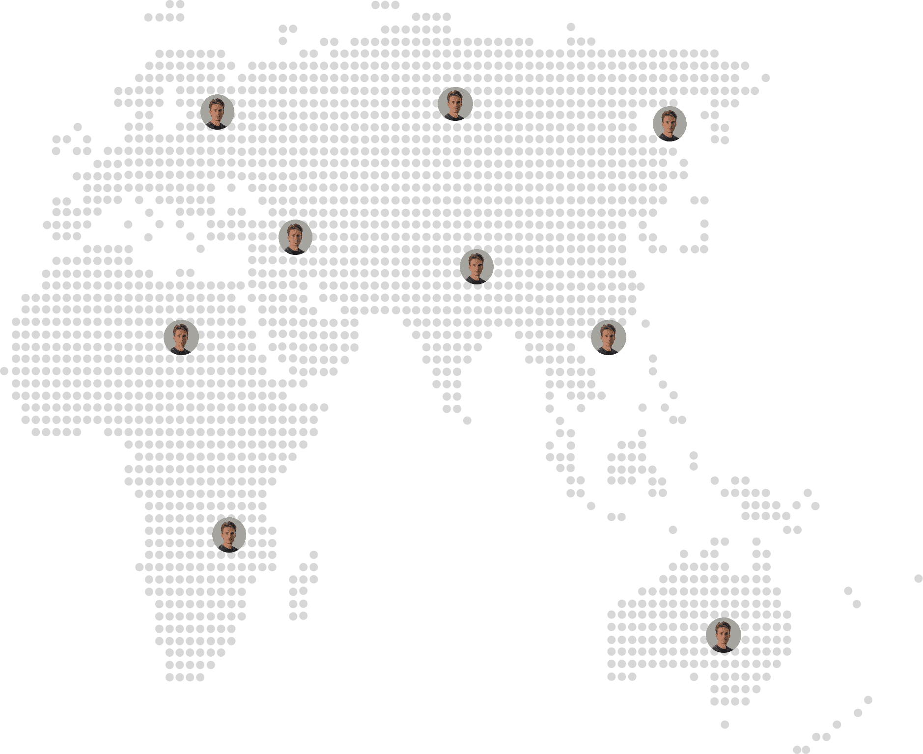 Map of people